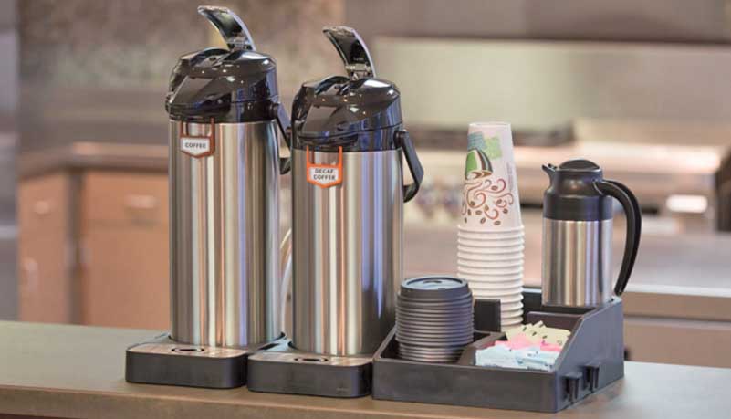 Commercial office coffee equipment options